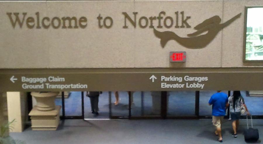 Photo of Norfolk International Airport entrance