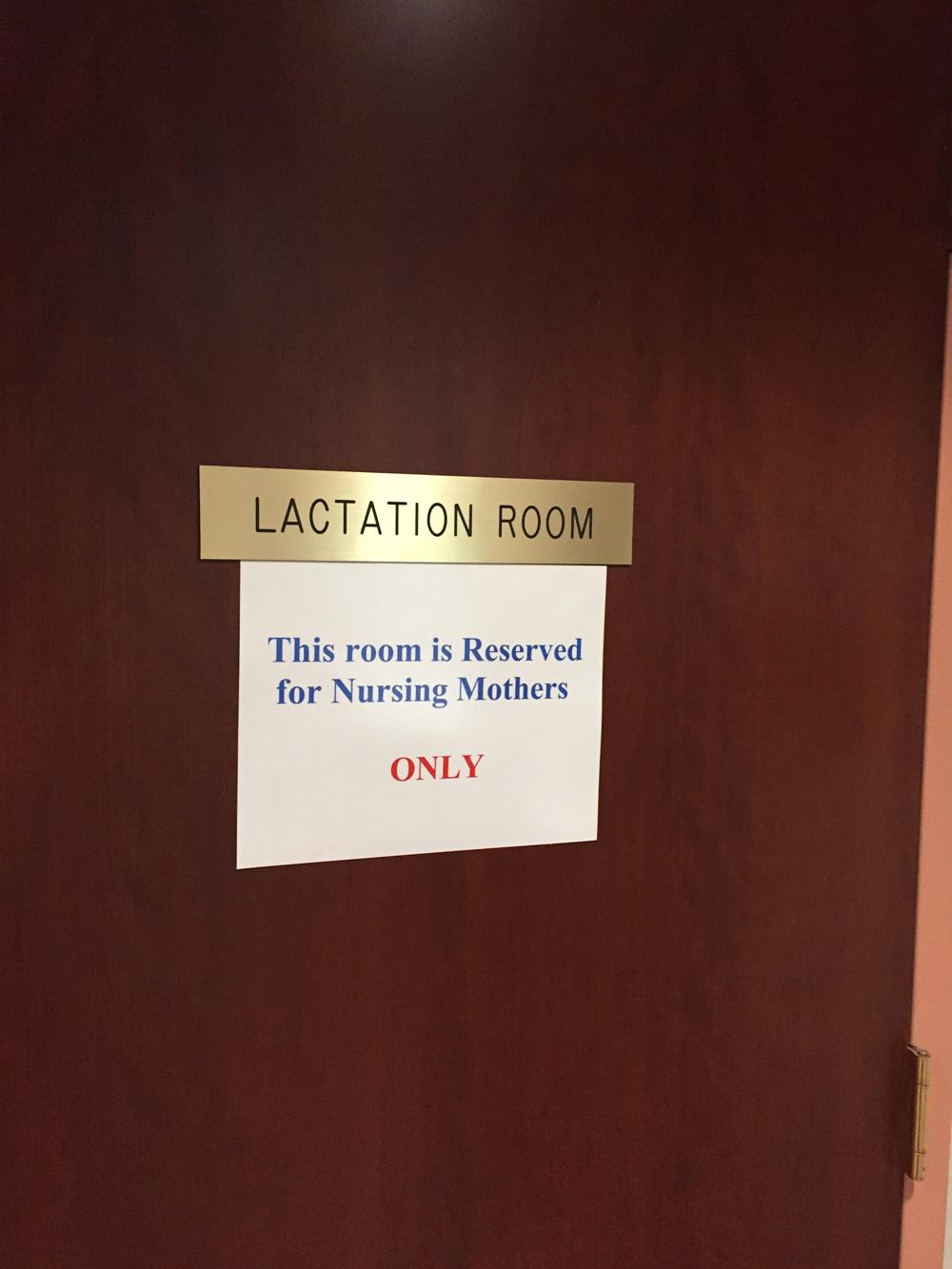 Connecticut Legislative Offices lactation room