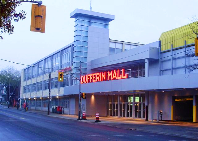 Photo of Dufferin Mall in Toronto, Ontario for nursing moms