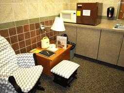 Photo Ohio University Bakers Center Lactation Room