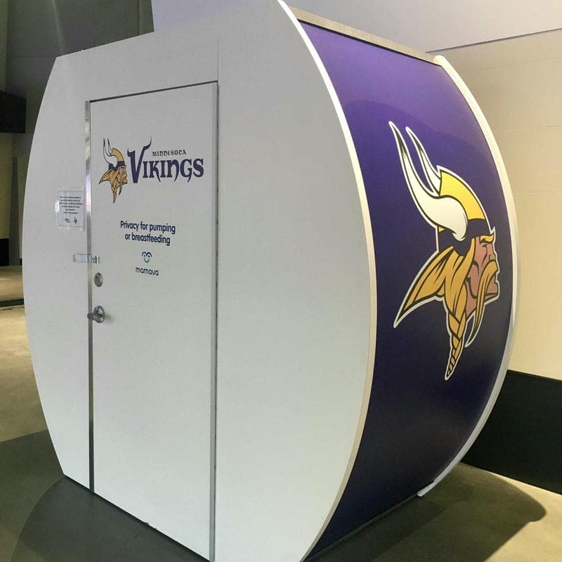 U.S. Bank Stadium Mamava lactation pod