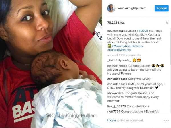 Actress Keshia Knight Pulliam Upset with her Lactation Specialist