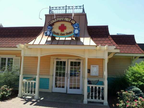 Photo of Cedar Point amusement park first aid station