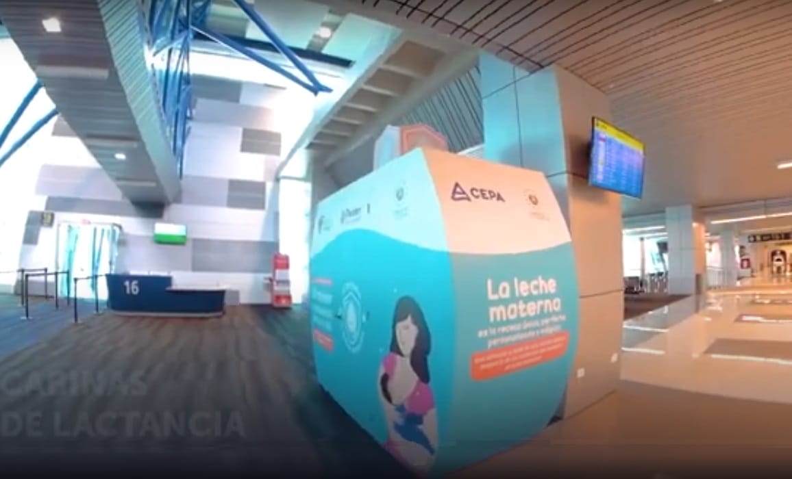 el salvador international airport breastfeeding pod pic1