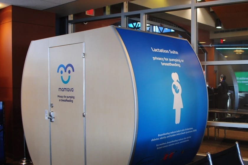 hector international airport lactation suite north dakota