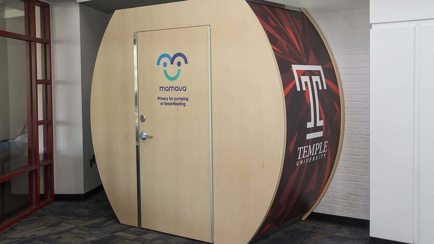 temple university mamava lactation pod breastfeeding nursing mothers room