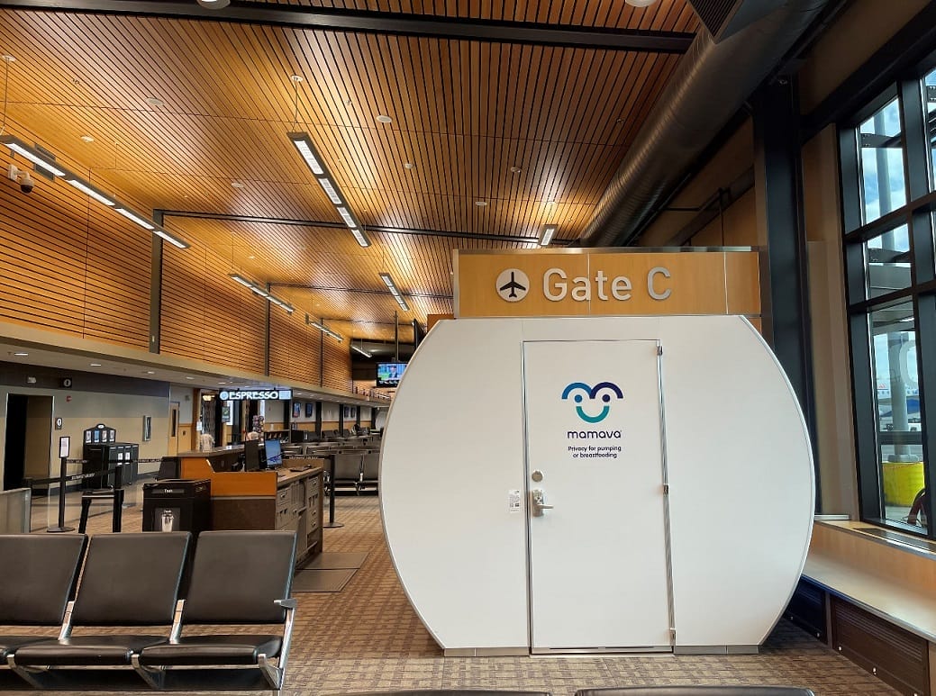 bellingham international airport lactation pod gate c