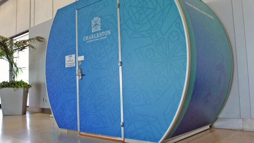 charleston international airport lactation suite