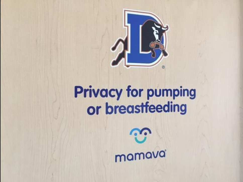 durham bulls athletic park north carolina mamava breastfeeding nursing mothers room pic2