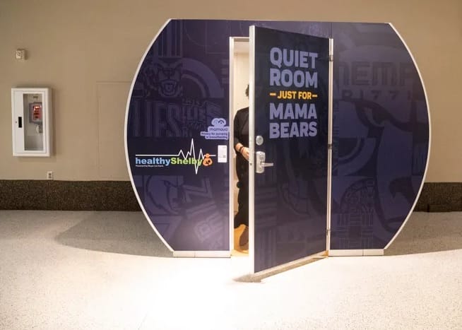 fedexforum lactation pod memphis tennesee