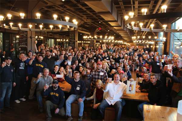 harpoon brewery boston massachusetts interior view staff and customers