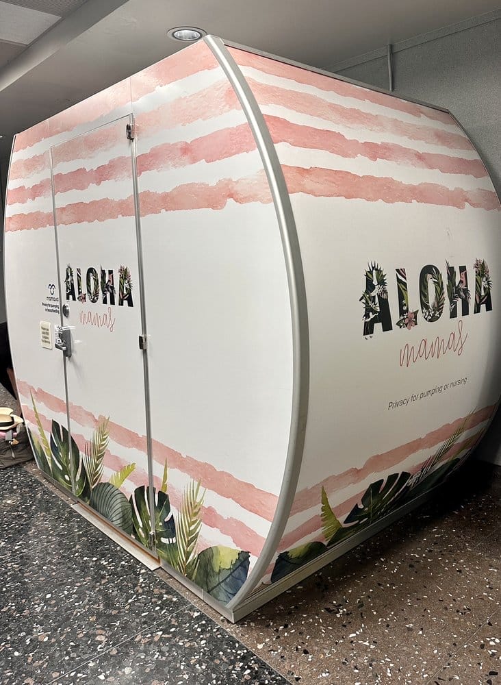 honolulu international airport lactation pod hawaii