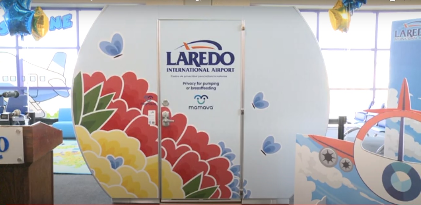 laredo international airport mamava lactation suite