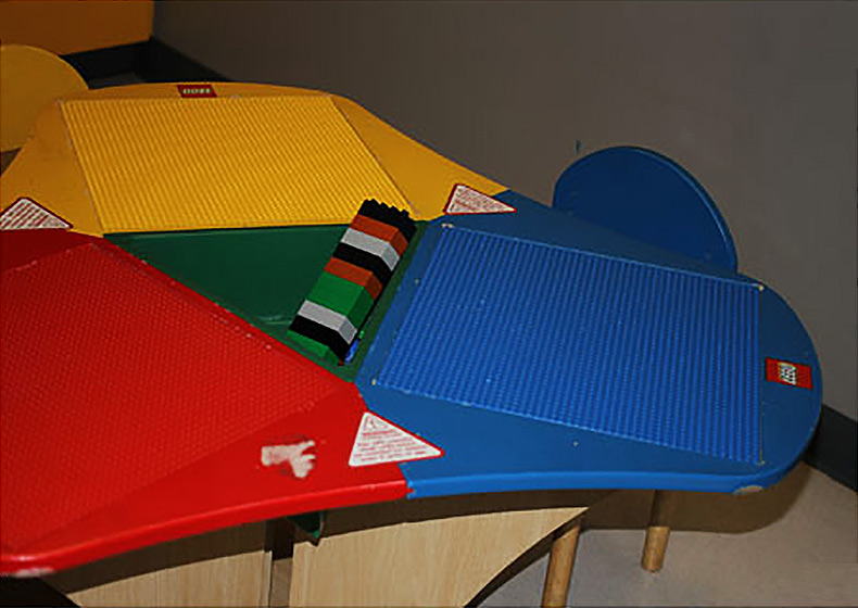 Photo of legoland california model mom babycare center table and matts