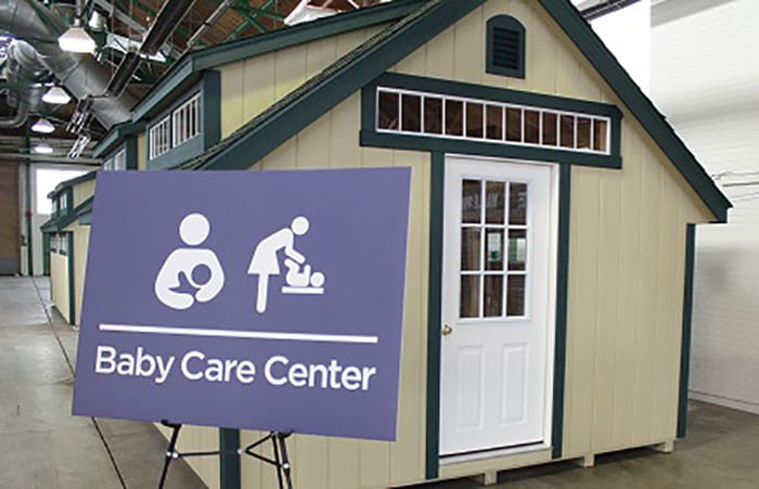 Photo of New York fairgrounds babycare center