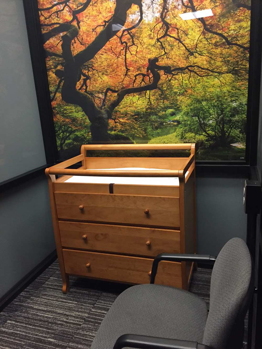 omaha airport eppley field breastfeeding nursing mothers room interior pic2