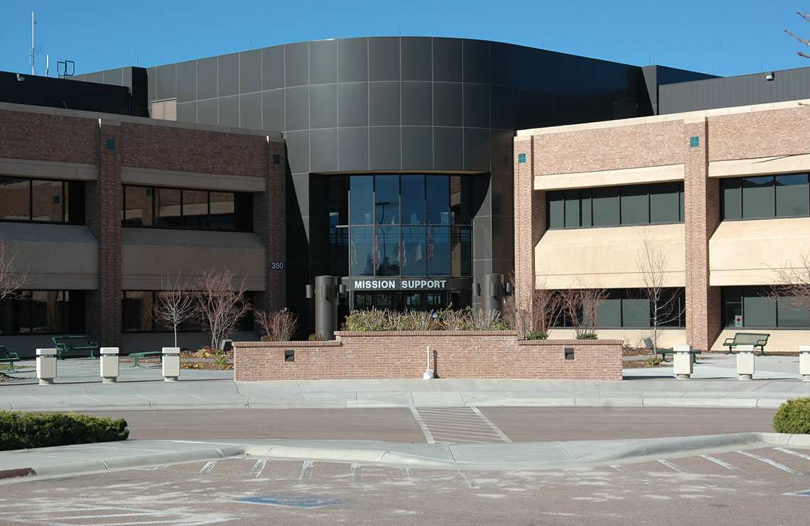 peterson afb mission support facility main building breastfeeding nursing mothers lactation room outdoor view