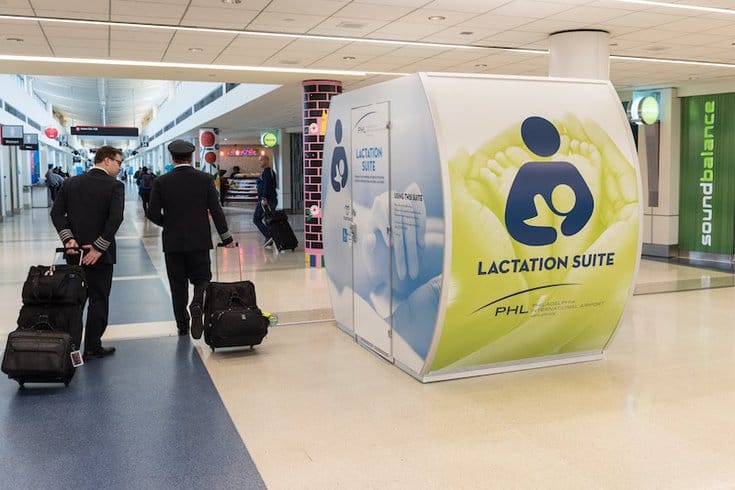 philadelphia international airport lactation pod terminal a