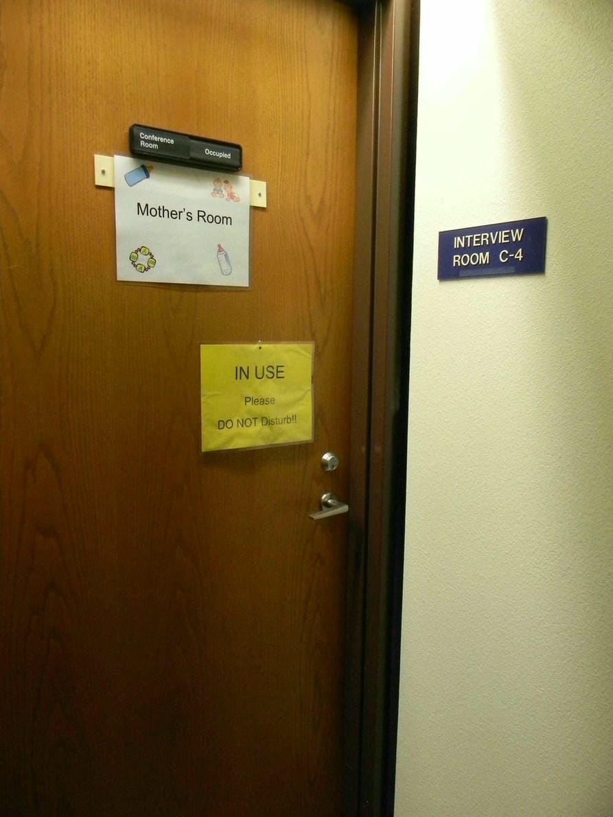 portage county health and human services nursing mothers lactation room pic2