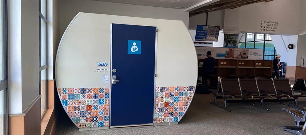 santa barbara airport lactation pod