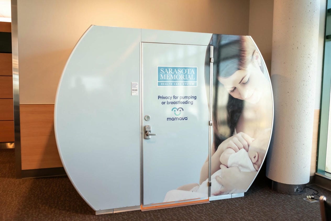 sarasota bradenton international airport lactation pod pic2