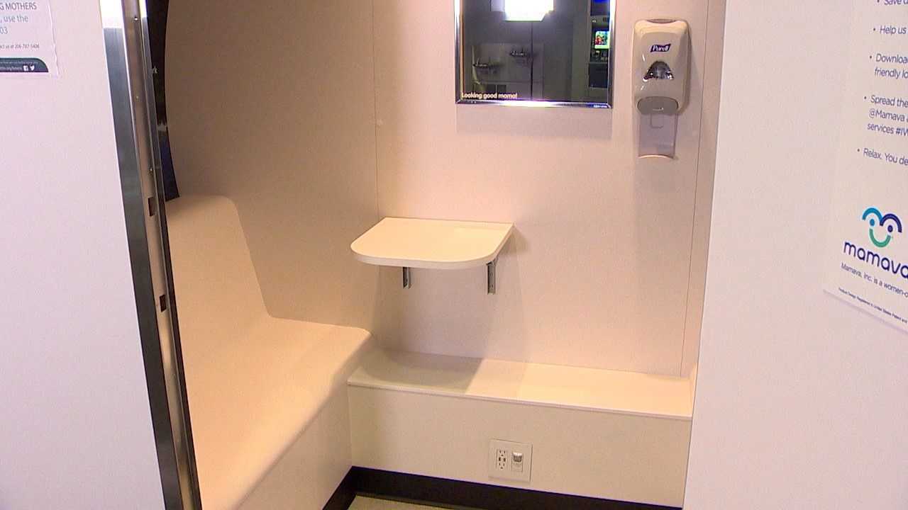 seattle tacoma international airport breastfeeding nursing mothers lactation pods pic2