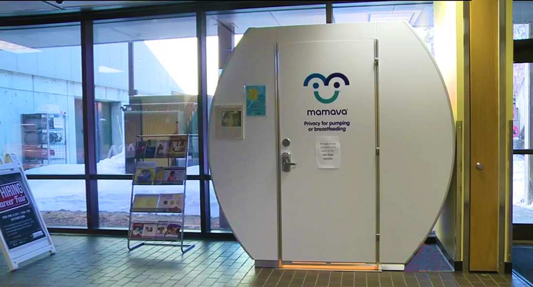 uaa student union anchorage alaska breastfeeding nursing mothers mamava lactation pod pic2