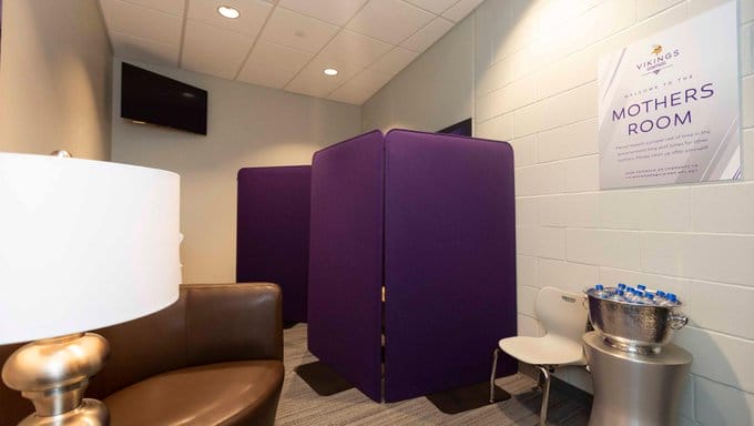 us bank stadium lactation room minnesota vikings