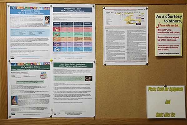 usda fsa charles f prevedel federal building breastfeeding nursing mothers lactation room bulletin board