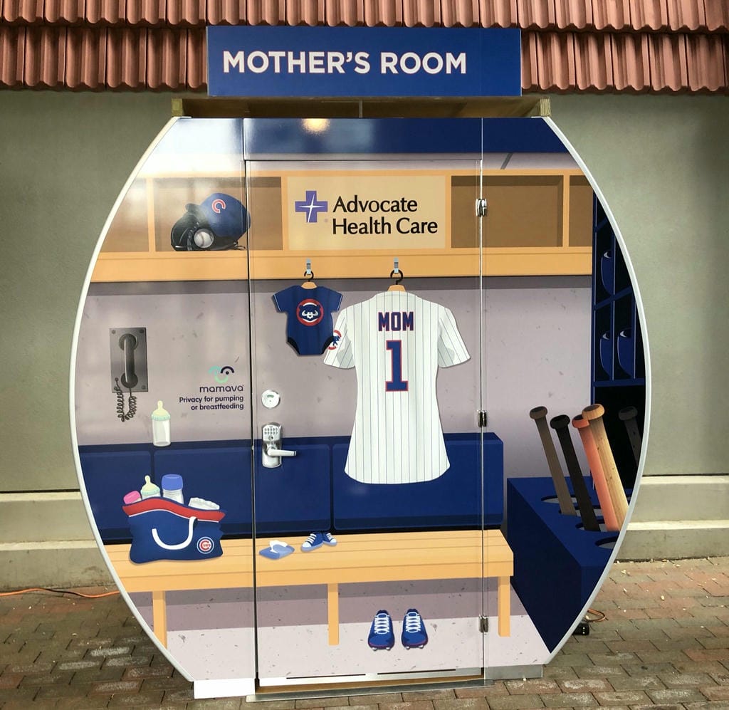 wrigley field lactation pod